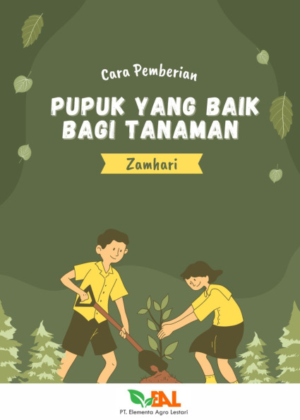 Sampul buku Cara Pemberian Pupuk...